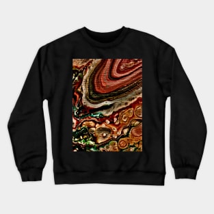 Abstract pouring art Crewneck Sweatshirt